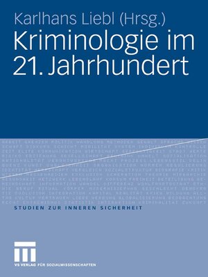 Kriminologie im 21. Jahrhundert - ebook